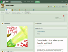 Tablet Screenshot of conkerdorks.deviantart.com