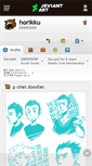 Mobile Screenshot of horikku.deviantart.com