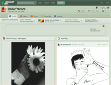 Tablet Screenshot of ocularfracture.deviantart.com