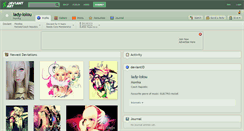 Desktop Screenshot of lady-lolou.deviantart.com