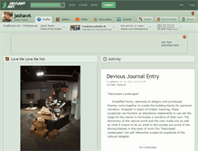 Tablet Screenshot of jashawk.deviantart.com