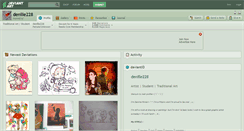 Desktop Screenshot of denille228.deviantart.com