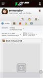 Mobile Screenshot of emmmahy.deviantart.com
