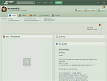 Tablet Screenshot of emmmahy.deviantart.com