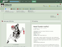 Tablet Screenshot of chibbylink.deviantart.com