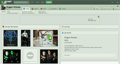 Desktop Screenshot of dragon-woman.deviantart.com
