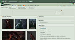 Desktop Screenshot of megamatrix.deviantart.com