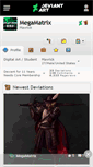 Mobile Screenshot of megamatrix.deviantart.com