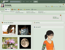 Tablet Screenshot of kimmaida.deviantart.com