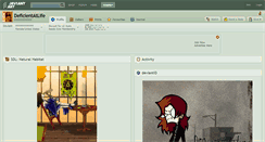 Desktop Screenshot of deficientatlife.deviantart.com