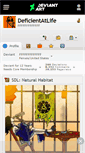 Mobile Screenshot of deficientatlife.deviantart.com