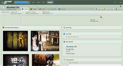 Desktop Screenshot of abroman124.deviantart.com