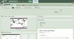 Desktop Screenshot of domino-88.deviantart.com