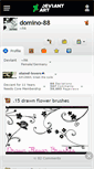 Mobile Screenshot of domino-88.deviantart.com
