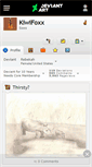 Mobile Screenshot of kiwifoxx.deviantart.com
