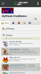 Mobile Screenshot of mythical-creations.deviantart.com