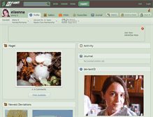 Tablet Screenshot of elleenna.deviantart.com