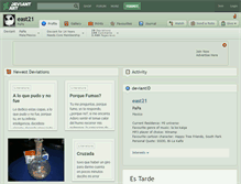 Tablet Screenshot of east21.deviantart.com