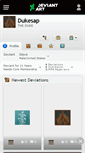 Mobile Screenshot of dukesap.deviantart.com