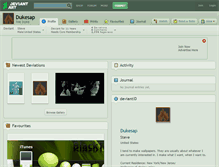 Tablet Screenshot of dukesap.deviantart.com