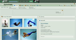 Desktop Screenshot of burnouthappy.deviantart.com