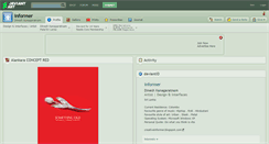 Desktop Screenshot of informer.deviantart.com