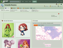Tablet Screenshot of kuraudia-nunyesu.deviantart.com