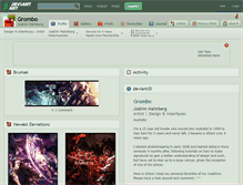 Tablet Screenshot of grombo.deviantart.com