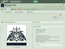 Tablet Screenshot of faelivrinen-stock.deviantart.com