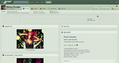 Desktop Screenshot of ebony-chrystal.deviantart.com