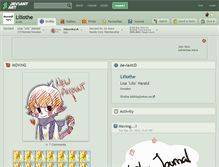 Tablet Screenshot of liliothe.deviantart.com