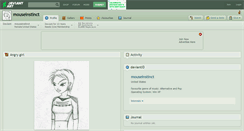 Desktop Screenshot of mouseinstinct.deviantart.com