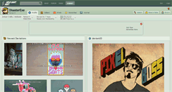 Desktop Screenshot of disasterexe.deviantart.com
