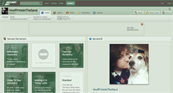 Desktop Screenshot of hoofprintsinthesand.deviantart.com