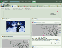 Tablet Screenshot of headstro.deviantart.com
