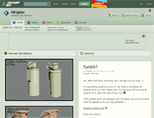 Tablet Screenshot of hiroplex.deviantart.com
