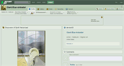 Desktop Screenshot of giant-blue-anteater.deviantart.com
