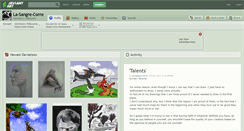Desktop Screenshot of la-sangre-corre.deviantart.com