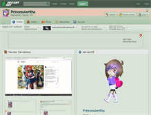 Tablet Screenshot of princessaeritha.deviantart.com