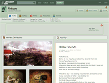 Tablet Screenshot of finkooo.deviantart.com