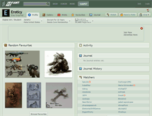 Tablet Screenshot of eroticy.deviantart.com