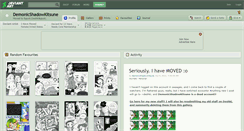 Desktop Screenshot of demonicshadowkitsune.deviantart.com