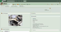 Desktop Screenshot of opteryx.deviantart.com