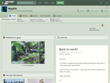 Tablet Screenshot of niaoblis.deviantart.com