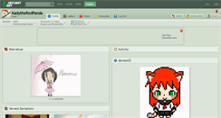 Desktop Screenshot of kadytheredpanda.deviantart.com