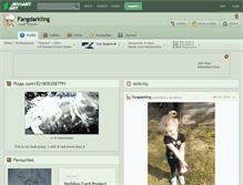 Tablet Screenshot of fangdarkling.deviantart.com