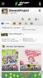 Mobile Screenshot of dieneckproject.deviantart.com