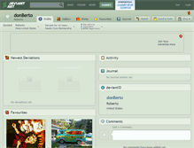 Tablet Screenshot of donberto.deviantart.com