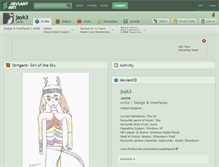 Tablet Screenshot of jayk3.deviantart.com