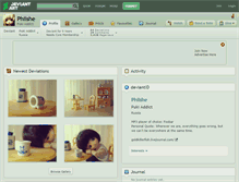 Tablet Screenshot of phiishe.deviantart.com